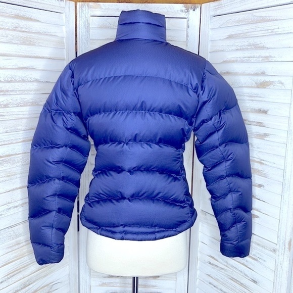 PATAGONIA l Purple Puffer Goose Down Ski Winter Jacket with Bag XS - Picture 5 of 16